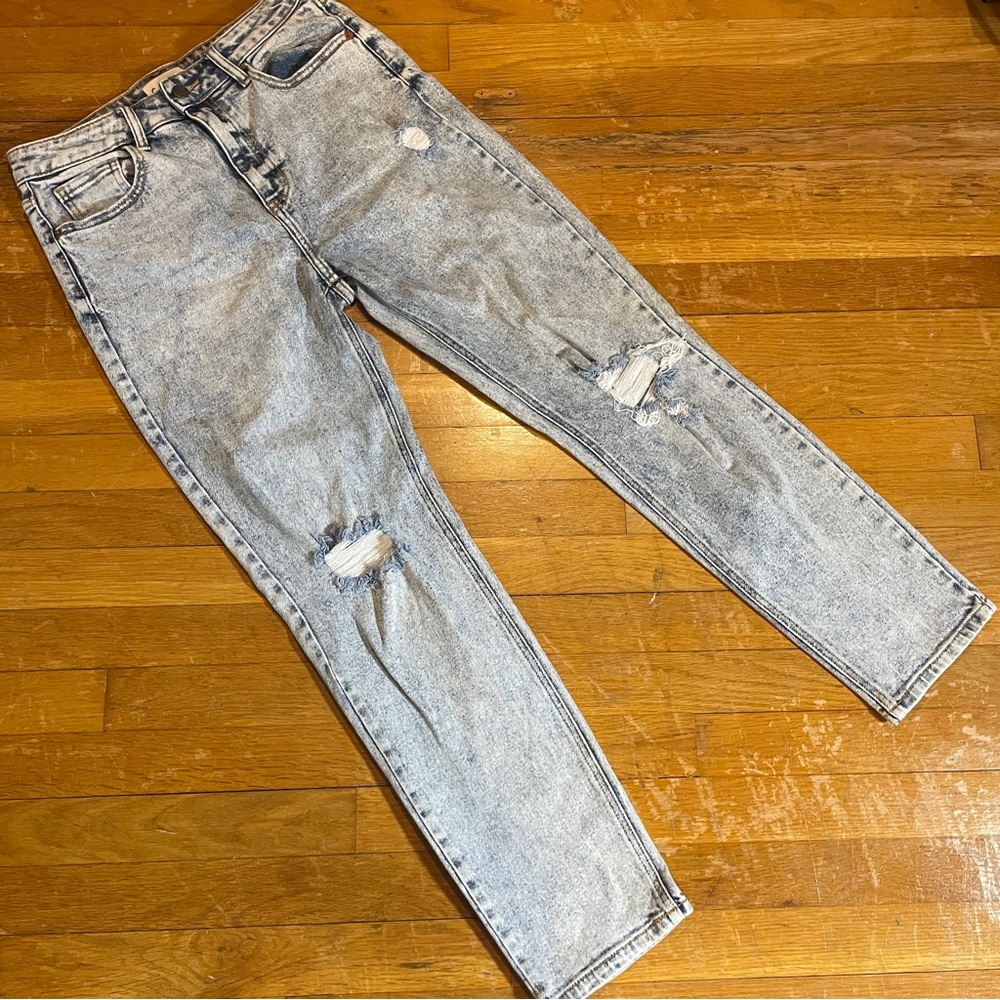 Cello Blue Jeans Distressed Vintage Look